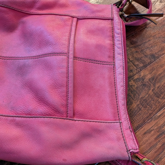 Fossil Madison crossbody bag, pink leather - Picture 14 of 16